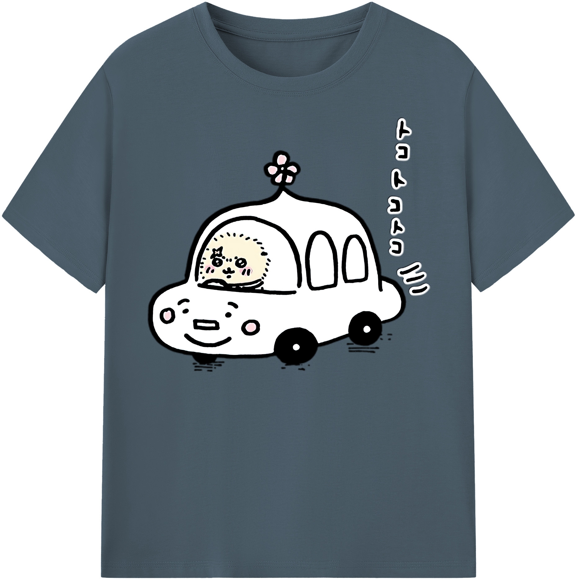 （画像用） ちいかわ ラッコ Chii-kawa Sea otter 綿100％半袖Tシャツ（フロントプリント）